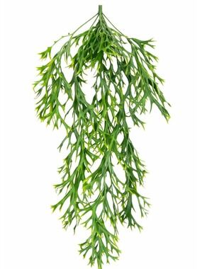 Fern Artificial Hanging Staghorn Plant Green Faux